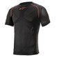 Koszulka termoaktywna krótki rękaw ALPINESTARS RIDE TECH V2 SS TOP SUMMER, Black Red - roz. XL/XXL (NEW)