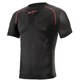 Koszulka termoaktywna krótki rękaw ALPINESTARS RIDE TECH V2 SS TOP SUMMER, Black Red - roz. XS/S (NEW)