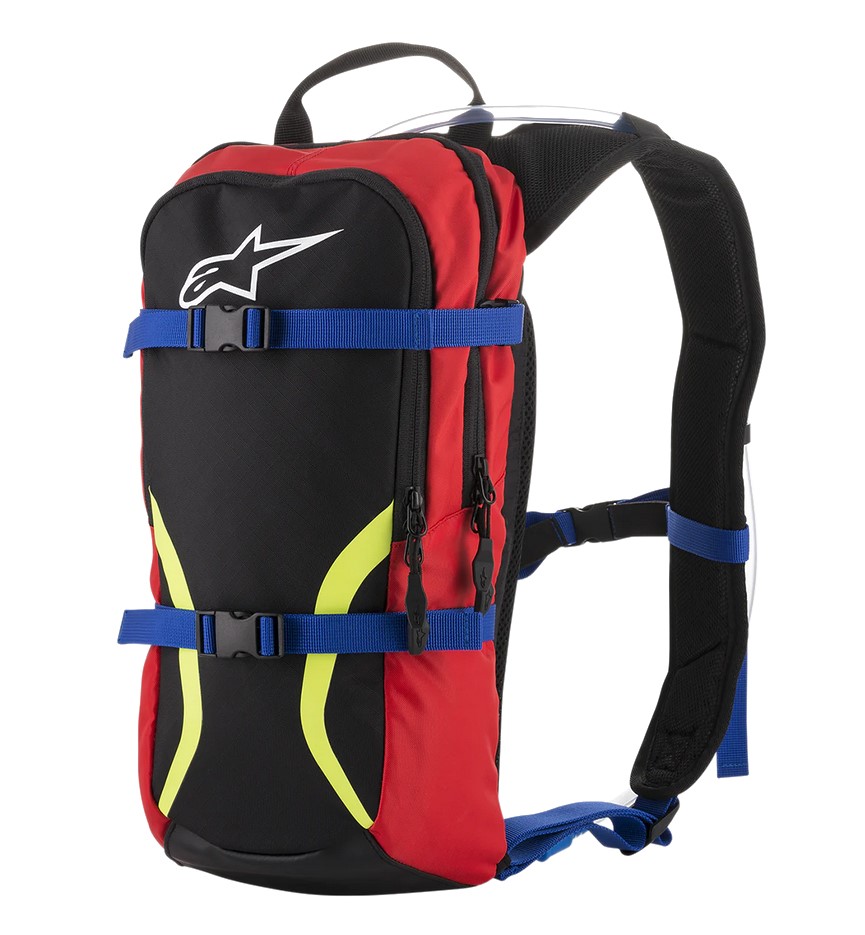 Plecak ALPINESTARS IGUANA HYDRATATION BACKPACK, Black Blue Red Yellow Fluo (NEW)