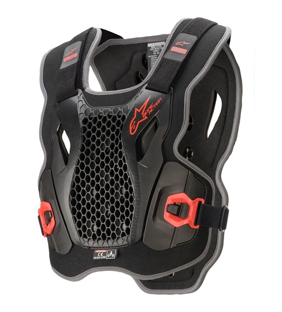 Kamizelka ochronna ALPINESTARS BIONIC ACTION CHEST PROTECTOR, Black Red - roz. M/L, Ochrona level 1 (NEW)