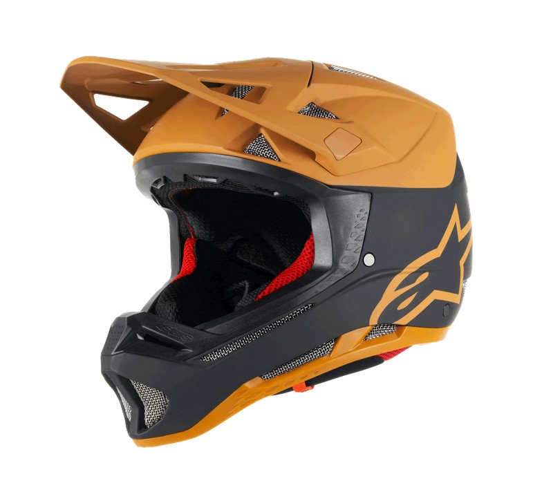 Kask full face ALPINESTARS MISSILE TECH RACER HELMET - CE EN, black dark gold matt roz. XL (61-62 cm) (NEW)