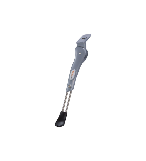 Podpórka centralna ATRANVELO STYLO ADJUSTABLE E-BIKE 24 -28  regulowana aluminiowo-stalowa, krótka śruba 25mm, srebrna (NEW)