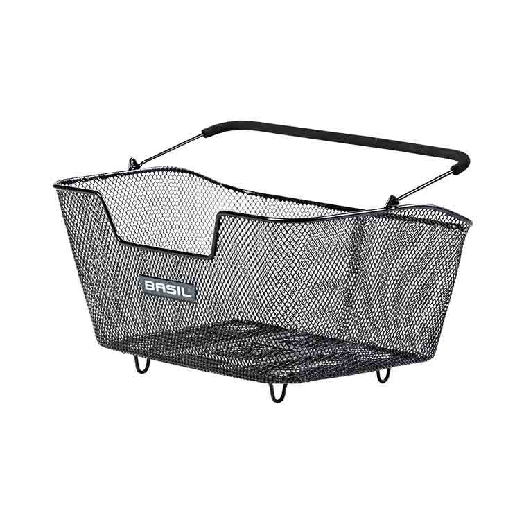 Kosz na tylny bagażnik BASIL BASE M MULTI SYSTEM, MULTI System, stalowy czarny (NEW)
