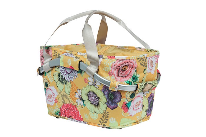 Kosz na tylny bagażnik BASIL BLOOM FIELD CARRY ALL REAR BASKET, MIK System (ready to go) 22L honey yellow (NEW)