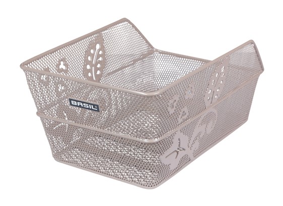 Kosz na bagażnik  BASIL CENTO FLOWER REAR BASKET, Stalowy, Nude Metallic (NEW 2025)
