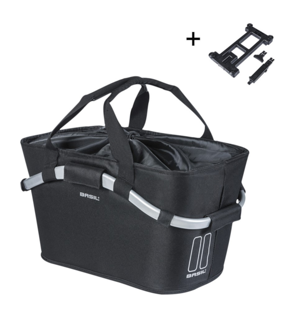 Kosz tylny na bagażnik BASIL CLASSIC CARRY ALL REAR BASKET MIK 22L MIK System (ready to go) solid black (NEW)
