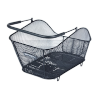 Kosz tylny na bagażnik BASIL ICON M MULTI, MULTI System, stalowy czarny (WYPRZEDAŻ -50%)