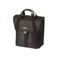 Sakwa pojedyncza BASIL GO SINGLE BAG 16L, Hook On System, solid black (NEW).