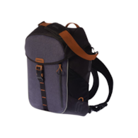 Sakwa pojedyncza BASIL MILES BICYCLE BACKPACK 17L, Hook On System, 100% wodoodporna black slate (NEW)