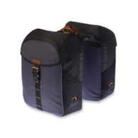 Sakwa podwójna BASIL MILES DOUBLE PANNIER BAG 34L, Universal Bridge System, 100% wodoodporna black slate (NEW)