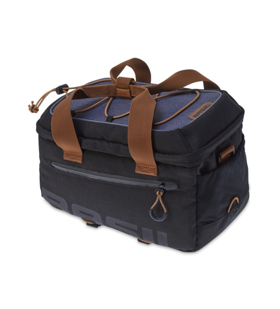 Torba na bagażnik BASIL MILES TRUNKBAG 7L, Universal Bridge System, 100% wodoodporna black slate (NEW)