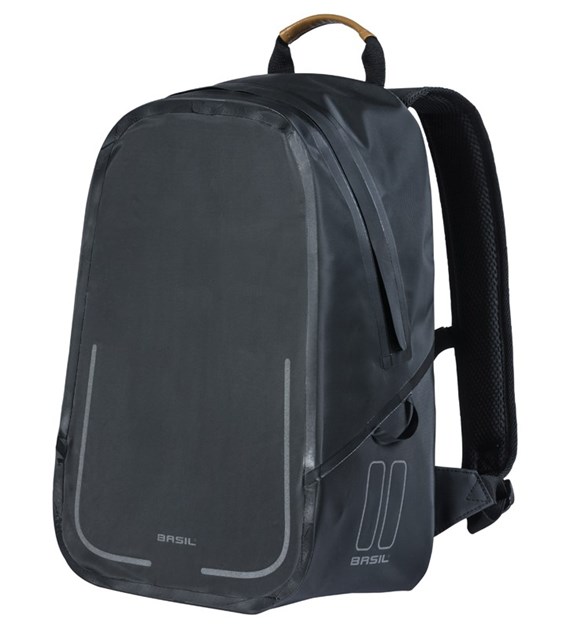 Plecak BASIL URBAN DRY BACKPACK 18L, mocowanie na haki Hook-On System, matt black (NEW 2024)