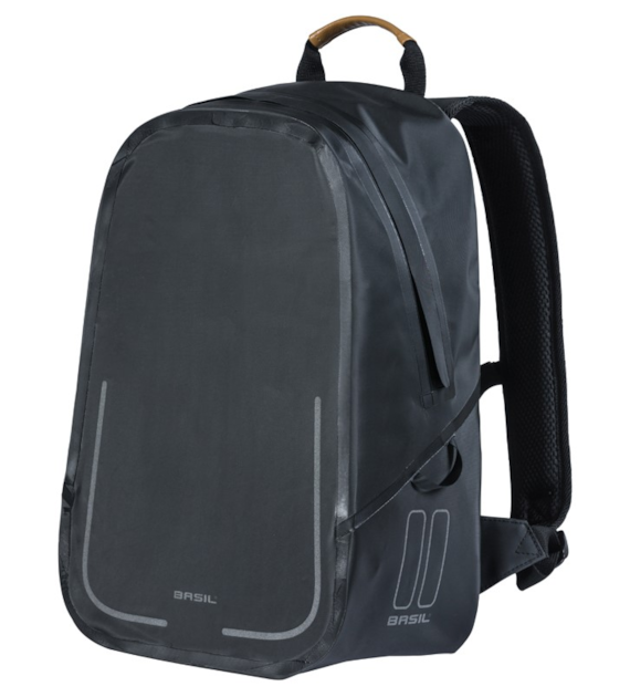 Plecak BASIL URBAN DRY BACKPACK 18L, mocowanie na haki Hook-On System, matt black (WYPRZEDAŻ -50%)