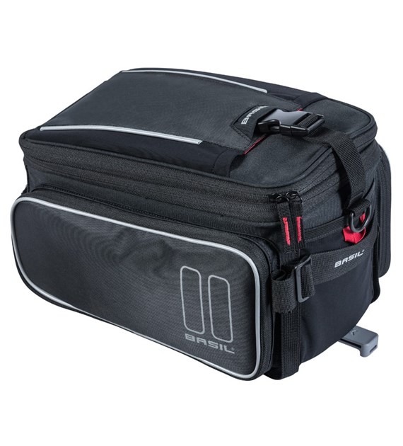 Torba na bagażnik BASIL SPORT DESIGN TRUNKBAG MIK 7-15L, MIK System (ready to go) wodoodporna black (NEW)