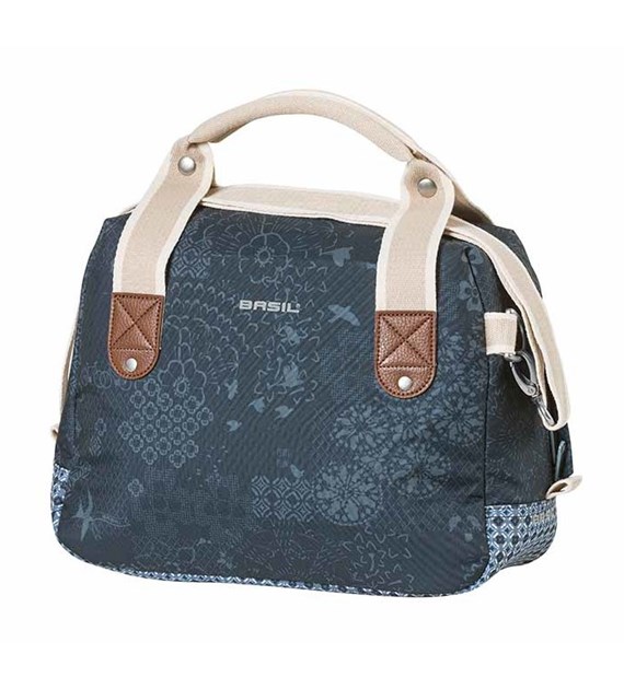 Torba na kierownicę BASIL BOHEME CITY KF, indigo blue (bez płytki mocującej), 8L (WYPRZEDAŻ -50%)