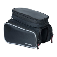 Torba na ramę BASIL SPORT DESIGN TOP TUBE FRAME BAG DOUBLE M 1.5L, wodoodporna czarna (NEW)