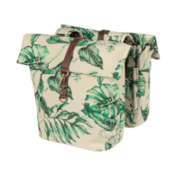 Sakwa podwójna BASIL EVER-GREEN DOUBLE PANNIER BAG 28-32L, Universal Bridge System, wodoodporna sandshell beige (WYPRZEDAŻ -50%)