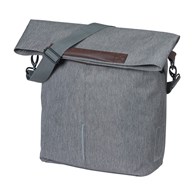 Sakwa miejska pojedyncza BASIL CITY SHOPPER 14-16L, MIK Hooks, grey melee (NEW 2026)