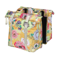 Sakwa podwójna BASIL BLOOM FIELD DOUBLE PANNIER BAG 28-35L, Universal Bridge System, honey yellow (NEW)