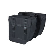 Sakwa podwójna BASIL TOUR DOUBLE PANNIER BAG XL 35L, Universal Bridge System, wodoodporna black (WYPRZEDAŻ -50%)