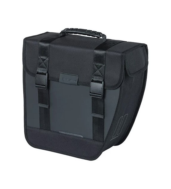 Sakwa pojedyncza BASIL TOUR WATERPROOF SINGLE PANNIER BAG RIGHT 14L,  Hook On System, wodoodporna right black (NEW)