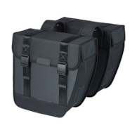 Sakwa podwójna BASIL TOUR WATERPROOF DOUBLE PANNIER BAG 28L, Universal Bridge System, wodoodporna black (WYPRZEDAŻ -50%)