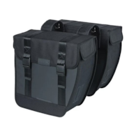 Sakwa podwójna BASIL TOUR XL WATERPROOF DOUBLE PANNIER BAG 35L, Universal Bridge System, wodoodporna black (NEW)