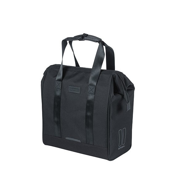 Sakwa pojedyncza BASIL GRAND BICYCLE SHOPPER 23L, Hook On System, black (WYPRZEDAŻ -50%)