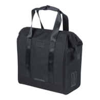 Sakwa pojedyncza BASIL GRAND BICYCLE SHOPPER 23L, MIK Hooks System, black (NEW 2026)