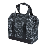 Sakwa pojedyncza BASIL GRAND FLOWER BICYCLE SHOPPER 23L, MIK Hooks System, black (NEW 2026)