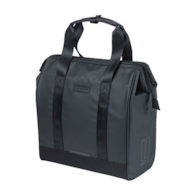 Sakwa pojedyncza BASIL GRAND TARPAULIN BICYCLE SHOPPER 23L, Hook On System, wodoodporna black (WYPRZEDAŻ -50%)