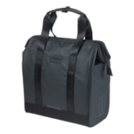 Sakwa pojedyncza BASIL GRAND TARPAULIN BICYCLE SHOPPER 23L, MIK Hooks System, wodoodporna black (NEW 2026)