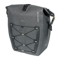 Sakwa pojedyncza BASIL NAVIGATOR STORM SINGLE PANNIER BAG L 25-31 L, MIK Hooks System, wodoodporna, black (NEW 2026)