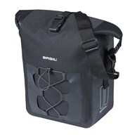 Sakwa pojedyncza BASIL NAVIGATOR WATERPROOF SINGLE PANNIER BAG M 12-15 L, MIK Hooks System wodoodporna, black (NEW 2026)