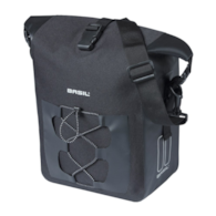 Sakwa pojedyncza BASIL NAVIGATOR WATERPROOF SINGLE PANNIER BAG M 12-15 L, MIK Hooks System wodoodporna, black (NEW 2026)