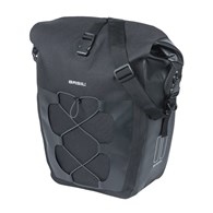 Sakwa pojedyncza BASIL NAVIGATOR WATERPROOF SINGLE PANNIER BAG L 25-31 L, MIK Hooks System, wodoodporna, black (NEW 2026)