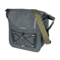 Torba na kierownicę BASIL NAVIGATOR STORM KF HANDLEBAR BAG 10-11L, wodoodporna, grey black (NEW)