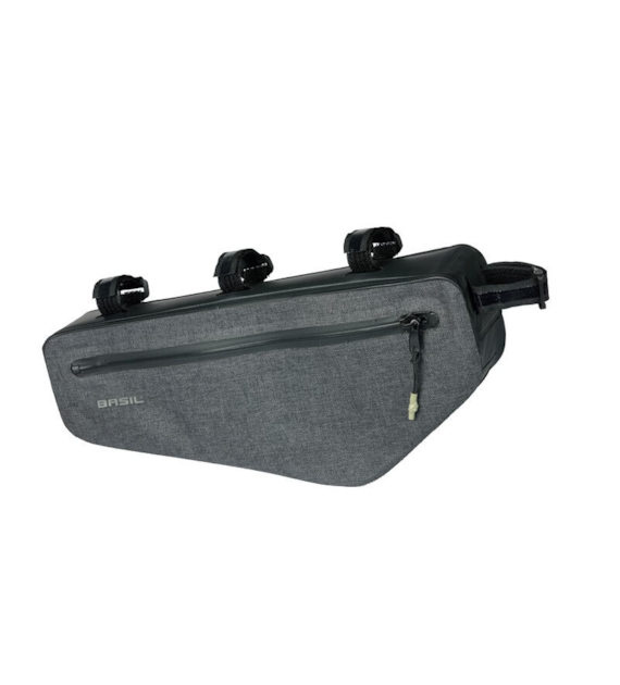 Torba pod ramę BASIL NAVIGATOR STORM FRAME BAG M 2.2L, wodoodporna grey black (NEW)