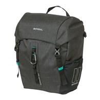 Sakwa pojedyncza BASIL DISCOVERY 365D SINGLE PANNIER BAG M 9L, MIK Hooks System, black melee (NEW 2026)