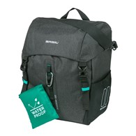 Sakwa pojedyncza BASIL DISCOVERY 365D SINGLE PANNIER BAG L 20L, MIK Hooks System, black melee (NEW 2026)