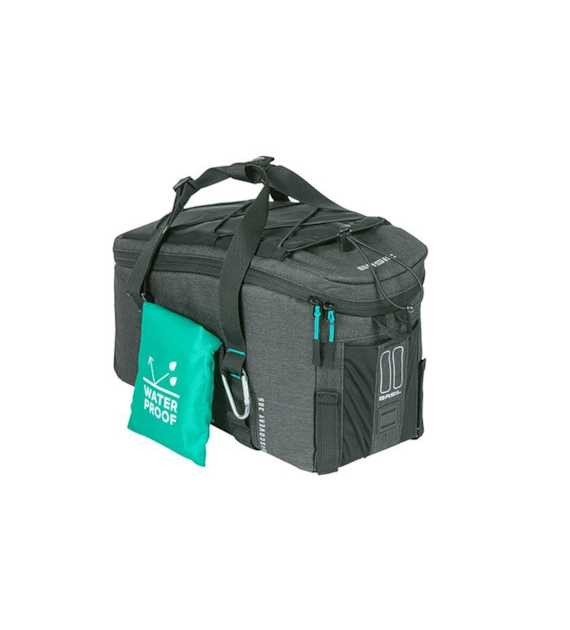 Torba na bagażnik BASIL DISCOVERY 365D TRUNKBAG M 9L, wodoodporna black melee (NEW)