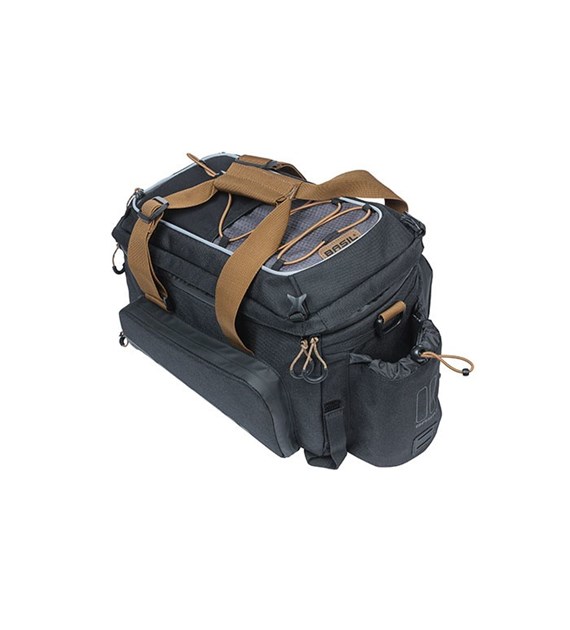 Torba na bagażnik BASIL MILES TARPAULIN TRUNKBAG XL PRO 9-36L, 100% wodoodporna black slate (bez płytki mocującej) (NEW)