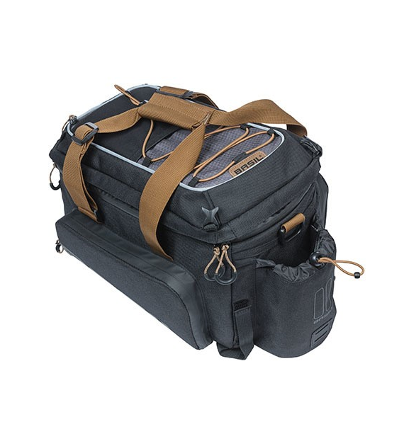 Torba na bagażnik BASIL MILES TRUNKBAG XL PRO 9-36L, 100% wodoodporna black slate (bez płytki mocującej) (NEW)