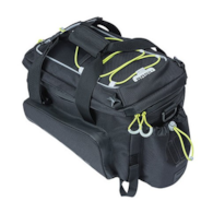 Torba na bagażnik BASIL MILES TRUNKBAG XL PRO 9-36L, 100% wodoodporna black lime (bez płytki mocującej) (NEW)