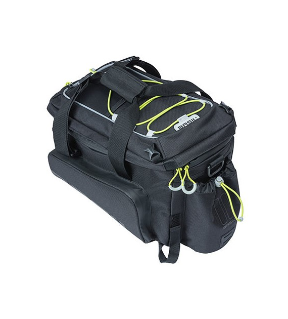 Torba na bagażnik BASIL MILES TRUNKBAG XL PRO 9-36L, 100% wodoodporna black lime (bez płytki mocującej) (NEW)
