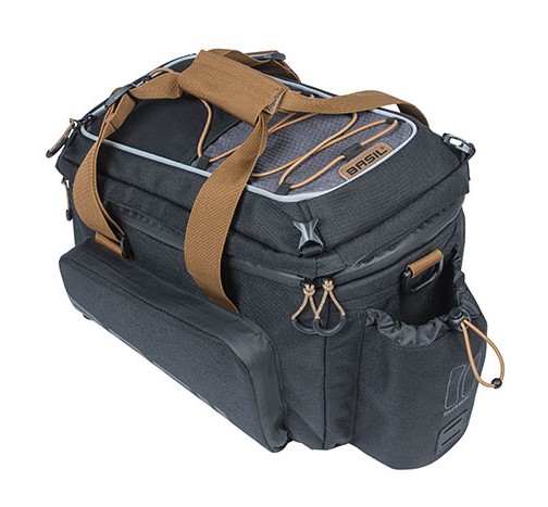 Torba na bagażnik BASIL MILES TRUNKBAG XL PRO MIK 9-36L, MIK System (ready to go, 100% wodoodporna black slate (DWZ) => zamiennik BAS-18312 (NEW 2025)