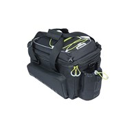 Torba na bagażnik BASIL MILES TARPAULIN TRUNKBAG XL PRO MIK 9-36L, MIK System (ready to go), 100% wodoodporna black lime (NEW 2024)