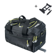 Torba na bagażnik BASIL MILES TRUNKBAG MIK 7 L MIK System (ready to go), 100% wodoodporna black lime (NEW)