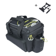 Torba na bagażnik BASIL MILES TRUNKBAG XL PRO MIK 9-36L, MIK System 2.0 (ready to go), 100% wodoodporna black lime (NEW)