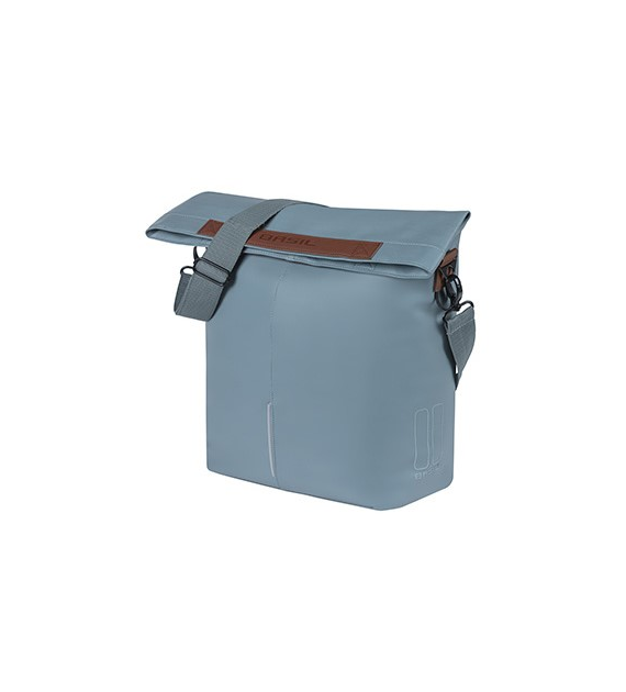 Sakwa pojedyncza BASIL CITY SHOPPER 14-16L, Hook On System graphite blue (WYPRZEDAŻ -50%)